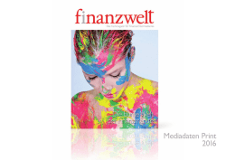 Mediadaten - Finanzwelt