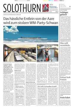 Solothurner Tagblatt 29. April 2006