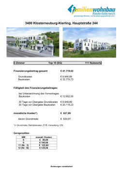 3400 Klosterneuburg-Kierling, Hauptstraße 244