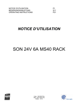 SON 24V 6A MS40 RACK