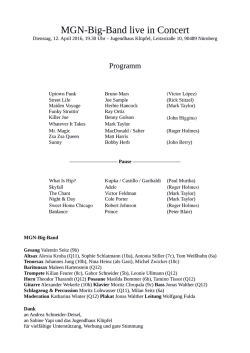 Programm - mgnmusik