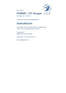 Instruktor/in