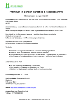 Dieses Stellenangebot als PDF speichern