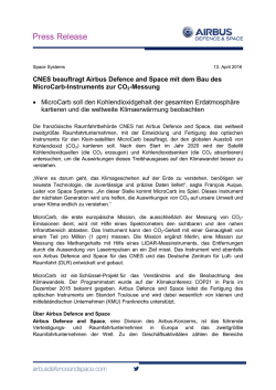 Press Release - Airbus Defence and Space