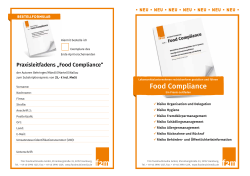 Food Compliance - f2m food multimedia GmbH