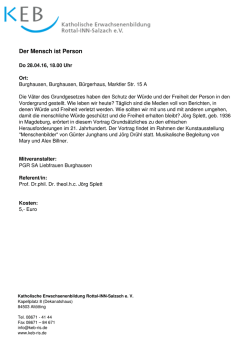 Drucken  - Katholische Erwachsenenbildung Rottal
