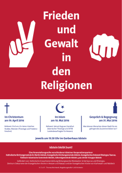 Frieden und Gewalt in den Religionen