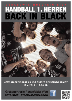 Hallenheft - ATSV Stockelsdorf Handball 1. Herren