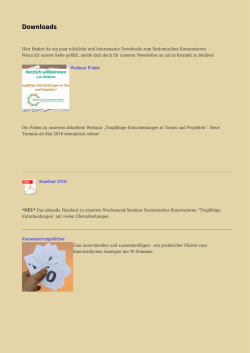 Downloads - Systemisches Konsensieren Berlin