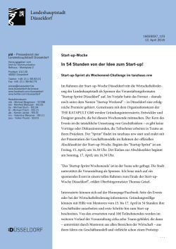 In 54 Stunden von der Idee zum Start-up!