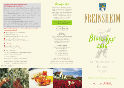 Blütenfest - Freinsheim