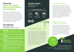 Infoblatt - Institut f&uuml;r Talenteentwicklung