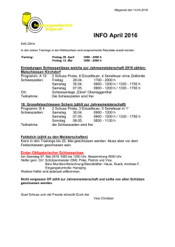 INFO April 2016