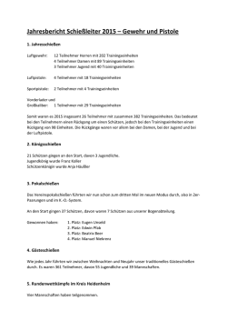 Jahresbericht Schie&szlig;leiter 2015 - ZV