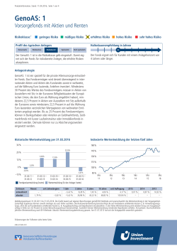 GenoAS: 1 - Union Investment