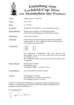 Heben der Frauen - Steinheber Landesverband Bayern eV.