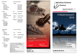 Konzert-Programm (Download) - Akkordeonorchester Blumberg e. V.
