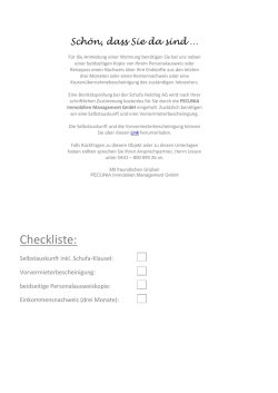 Interessentenbogen der WBL Fonds