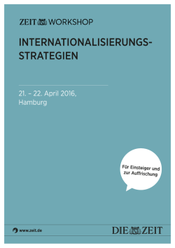 INTERNATIONALISIERUNGS