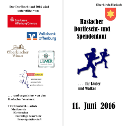 Fleyer Dorffeschtlauf 2016 - TTC Oberkirch