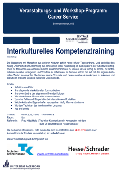 Interkulturelles Kompetenztraining