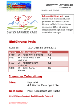 Swiss Farmer Kalb KW 16-17 - Grauwiler