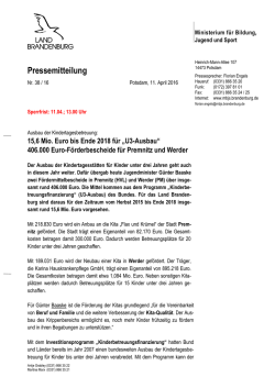 Pressemitteilung - Ministerium für Bildung, Jugend und Sport