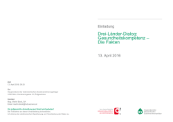 Drei-L&auml;nder-Dialog - Hauptverband der &ouml;sterreichischen