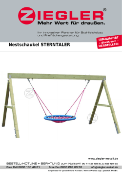Nestschaukel STERNTALER - Das ZIEGLER Handbuch zeigt alles