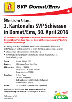 2. Kantonales SVP Schiessen in Domat/Ems, 30 - Martullo