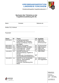 kreisbrandinspektion landkreis forchheim