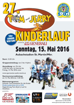 Sonntag, 15. Mai 2016 - Sportunion Sankt Martin