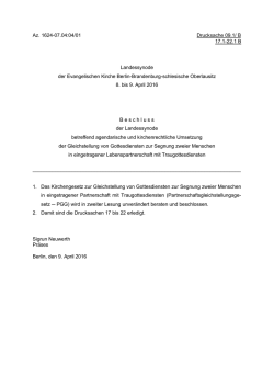 DS091 Beschluss Gleichstellung