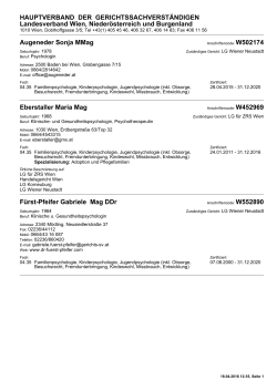 E-mail - Hauptverband