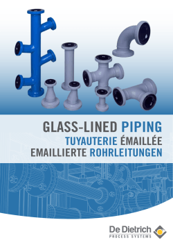 glass-lined piping - De Dietrich Process Systems