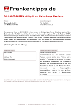 Druckansicht - Franken Veranstaltungen