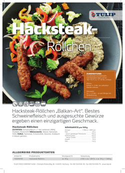 Hacksteak-R&ouml;llchen