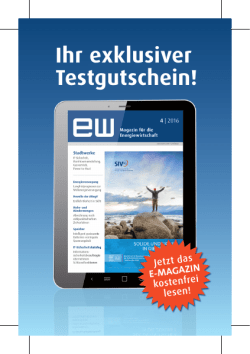 Ihr exklusiver Testgutschein!