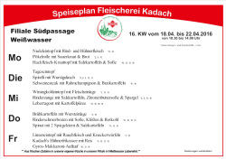 Mittagstisch Fleischerei Kadach in Weisswasser