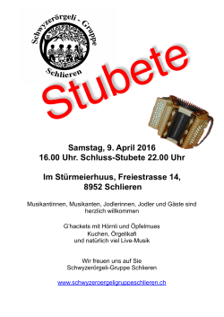 Plakat Stubete 2016