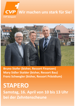 stapero - CVP Sempach