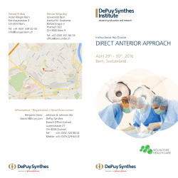 DIRECT ANTERIOR APPROACH