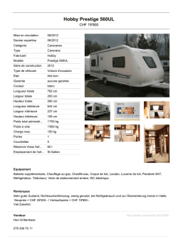 Hobby Prestige 560UL
