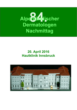 Alpenländischer Dermatologen Nachmittag