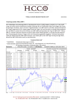 Marktbericht herunterladen - HCCO