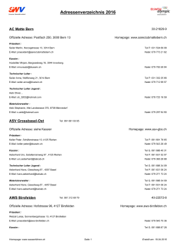 Vereins liste PDF