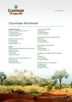 Clausthaler Worldwide
