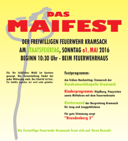 Festprogramm - Freiwillige Feuerwehr Kramsach