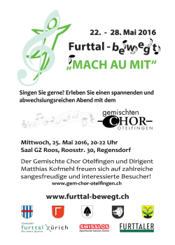 25. März 2016 - Gemischter Chor Otelfingen