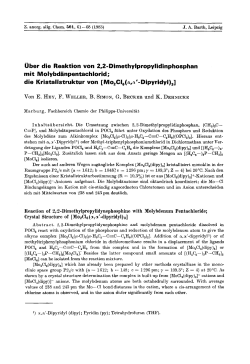 Über die Reaktion von 2,2-Dimethylpropylidinphosphan mit